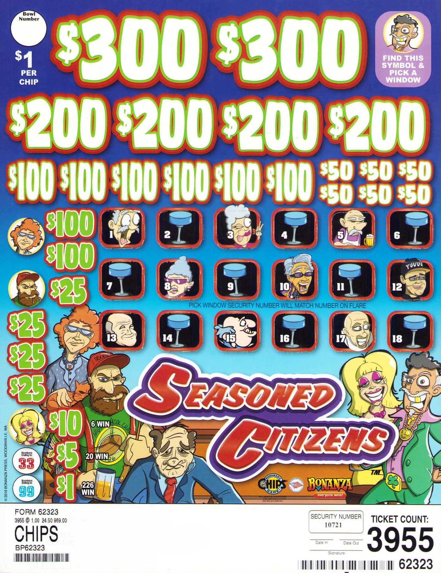 SEASONED CITIZEN 3,955 ct Chip