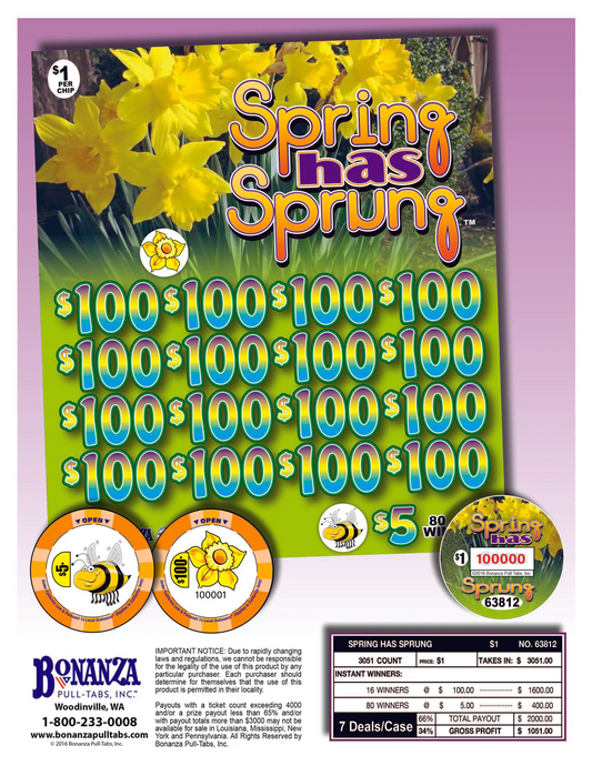 SPRING HAS SPRUNG 3,051 ct Chip