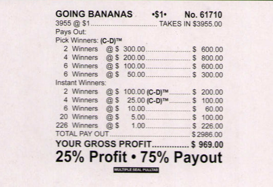 GOING BANANAS 3,955 ct Chip