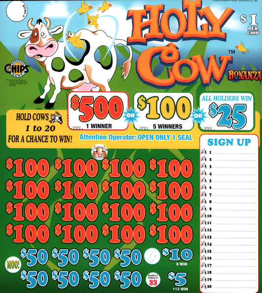 HOLY COW 3,955 ct Chip