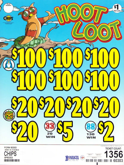 HOOT LOOT 1,356 ct Chip