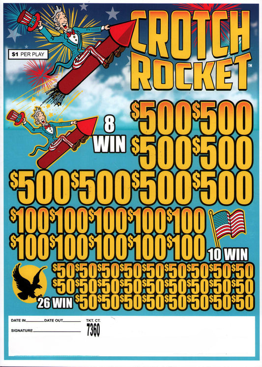 CROTCH ROCKET 7,360 ct Jar Ticket
