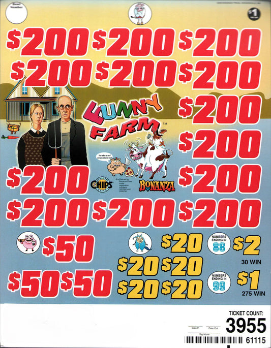 FUNNY FARM 3,955 ct Chip