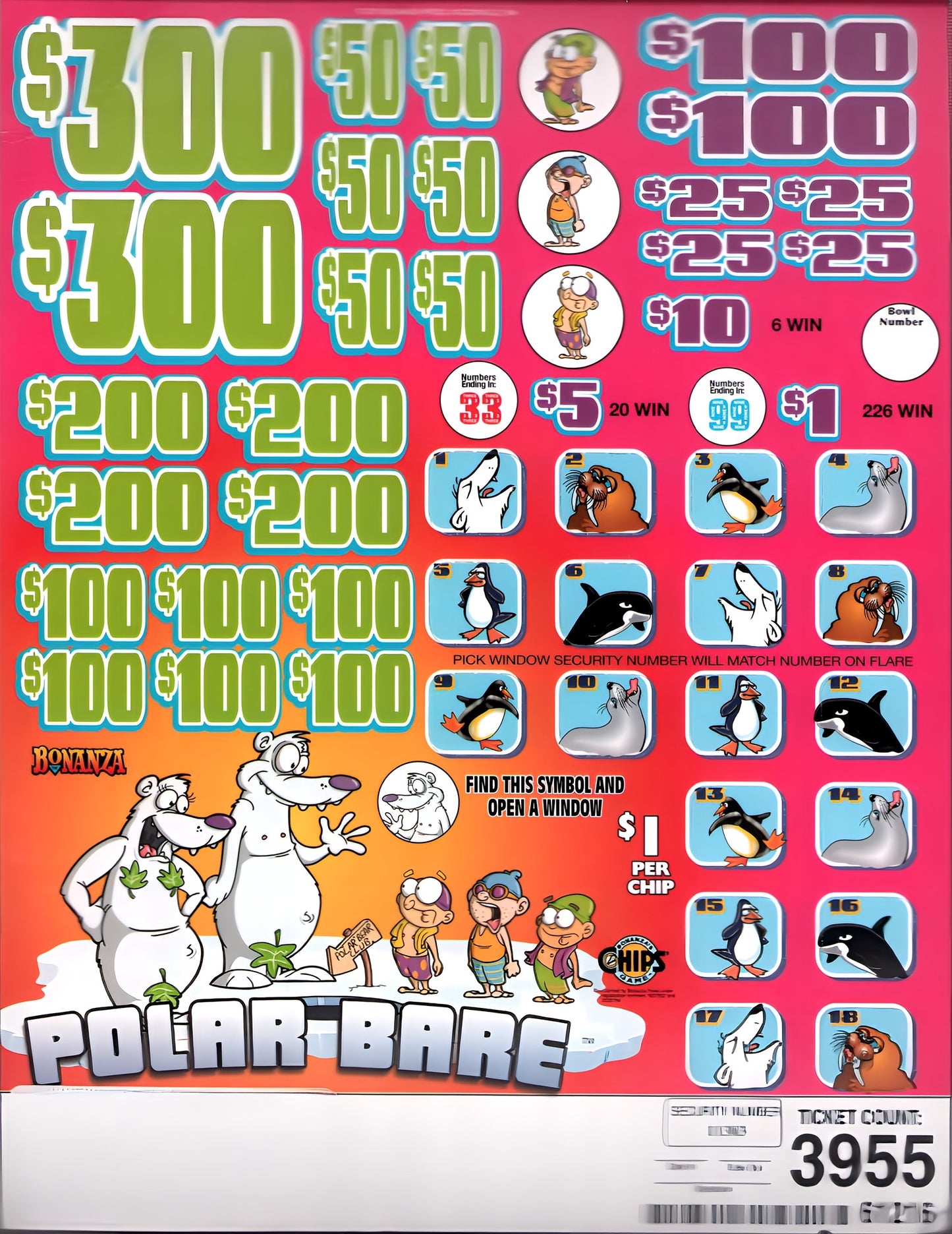 POLAR BEAR 3,955 ct Chip