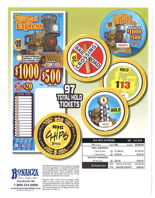 BIG RED EXPRESS 132 ct- Chip