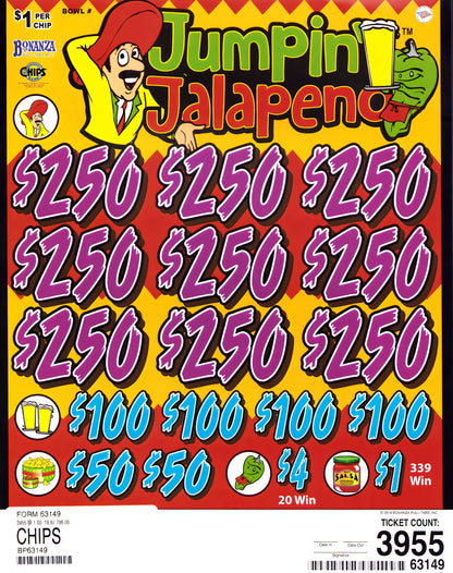 JUMPIN JALAPENO 3,955 ct Chip