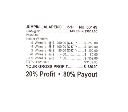 JUMPIN JALAPENO 3,955 ct Chip