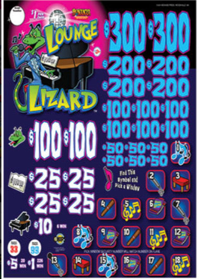 LOUNGE LIZARD 3,955 ct Chip