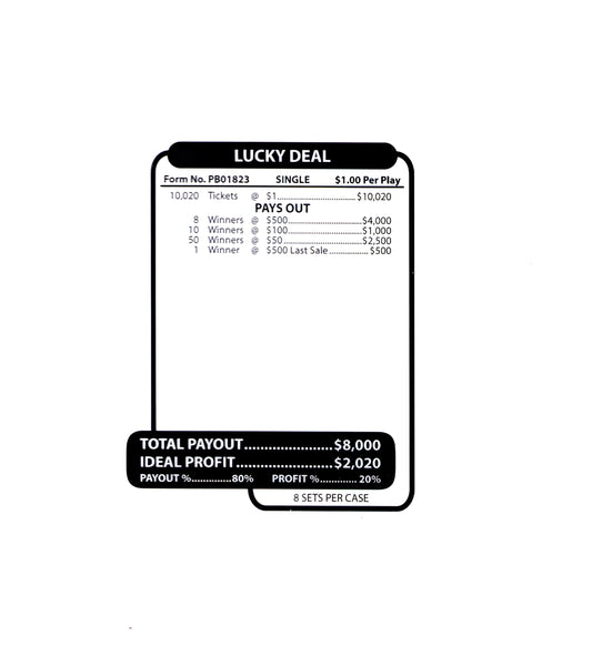 LUCKY DEAL 10,020 ct Jar Ticket