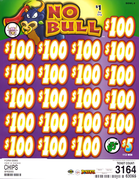 NO BULL 3,164 ct Chip