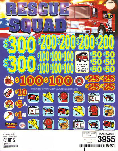 RESUCE SQUAD 3,955 ct Chip