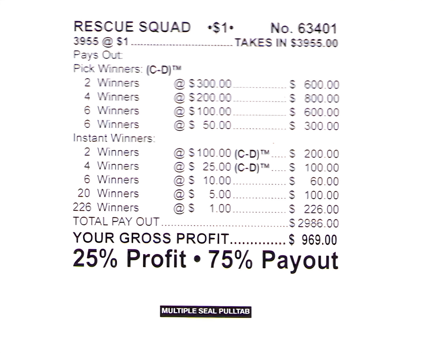 RESUCE SQUAD 3,955 ct Chip