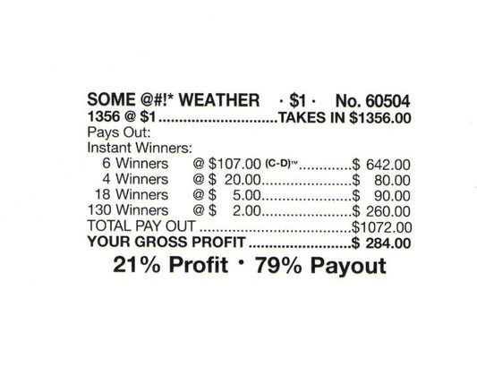 SOME @$!* WEATHER 1,356 ct Chip