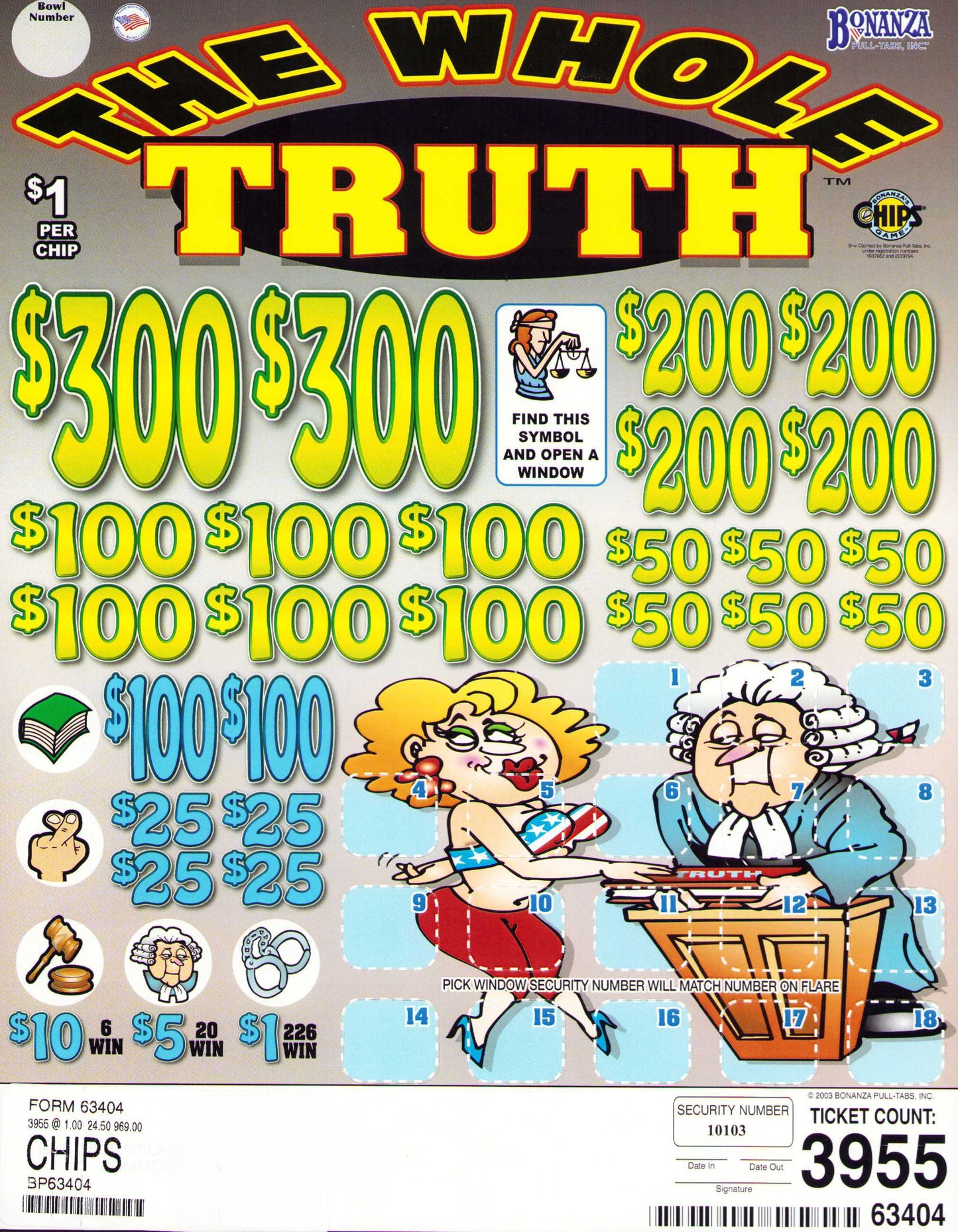 THE WHOLE TRUTH 3,955 ct Chip